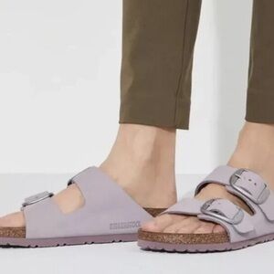Birkenstock Arizona Big Buckle Nubuck Leather Size 8 NWT